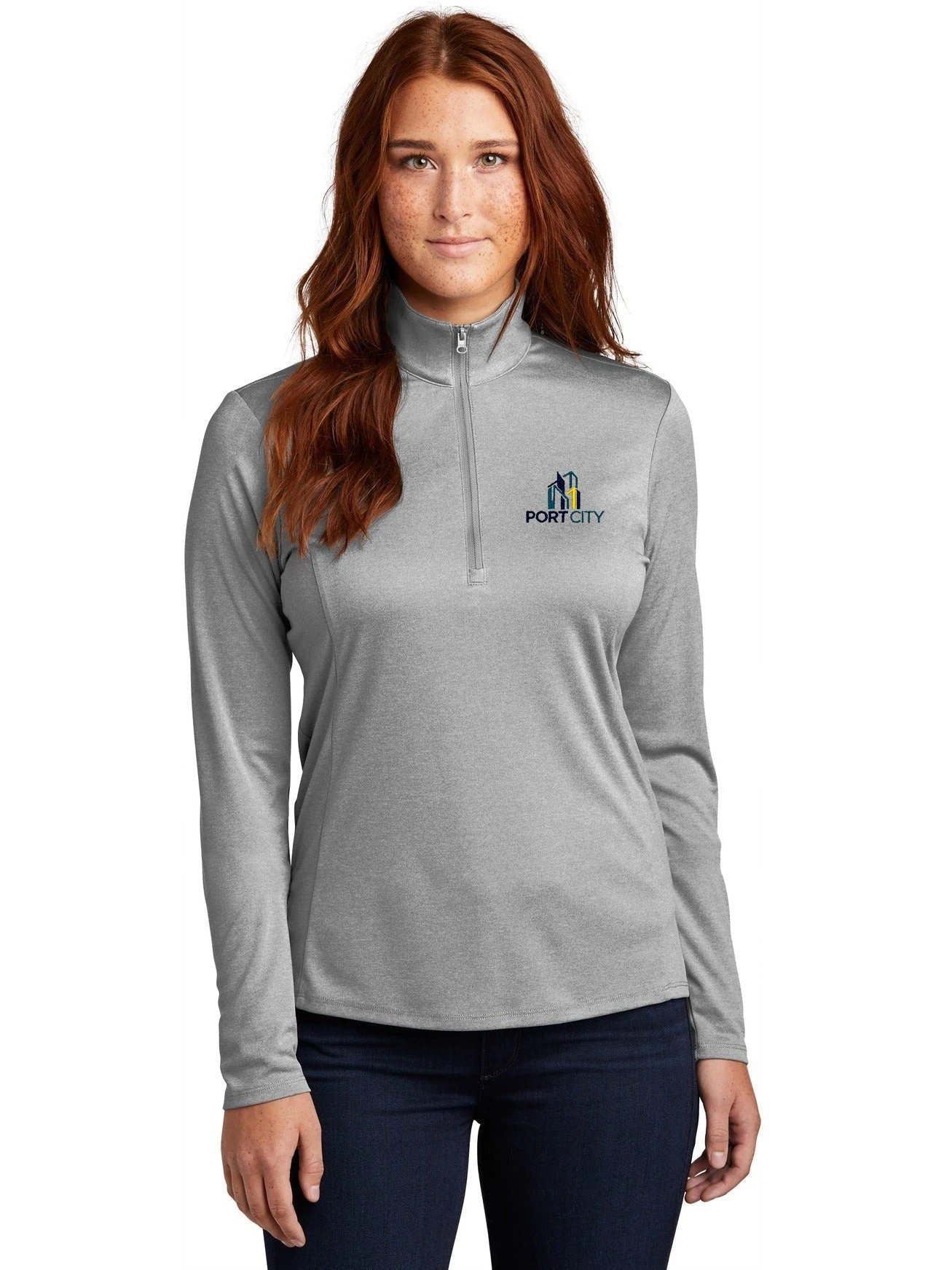 Sport-Tek Ladies Endeavor 1/2-Zip Pullover 1 Sport-Tek Ladies Endeavor 1/2-Zip Pullover