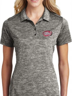 Sport-Tek Ladies PosiCharge Electric Heather Polo