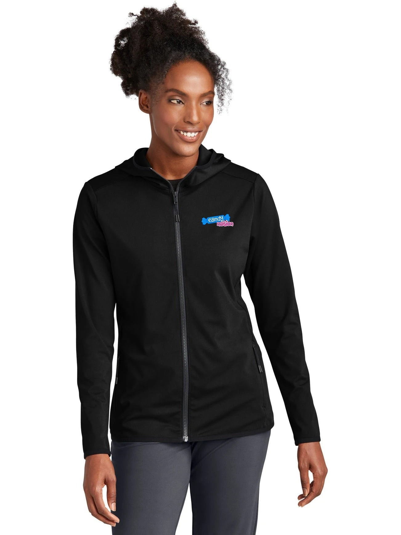 Sport-Tek Ladies Circuit Hooded Full-Zip 1 Sport-Tek Ladies Circuit Hooded Full-Zip