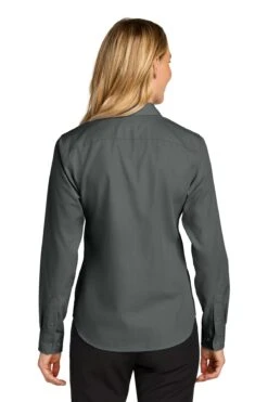 Port Authority Ladies Long Sleeve Nailhead Easy Care Shirt -Thread Logic Store LW816 deepblack model back 4a386fa2 7fbb 440e b808 d4dc2d88fa31