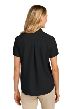 Port Authority Ladies Short Sleeve UV Dockside Shirt -Thread Logic Store LW963 deepblack model back 2e9ca22a 6733 46c5 8b5f c2362d9f0186