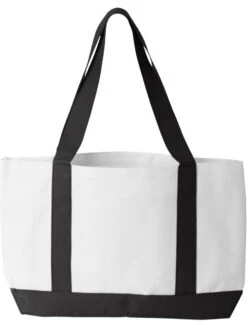 Liberty Bags P&O Cruiser Tote -Thread Logic Store Liberty Bags PO Cruiser Tote WhiteBlack 4