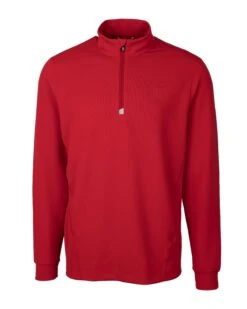 Cutter & Buck Traverse Stretch Quarter Zip Pullover 17 Cutter & Buck Traverse Stretch Quarter Zip Pullover -Thread Logic Store MCK00067 RD MANN HG