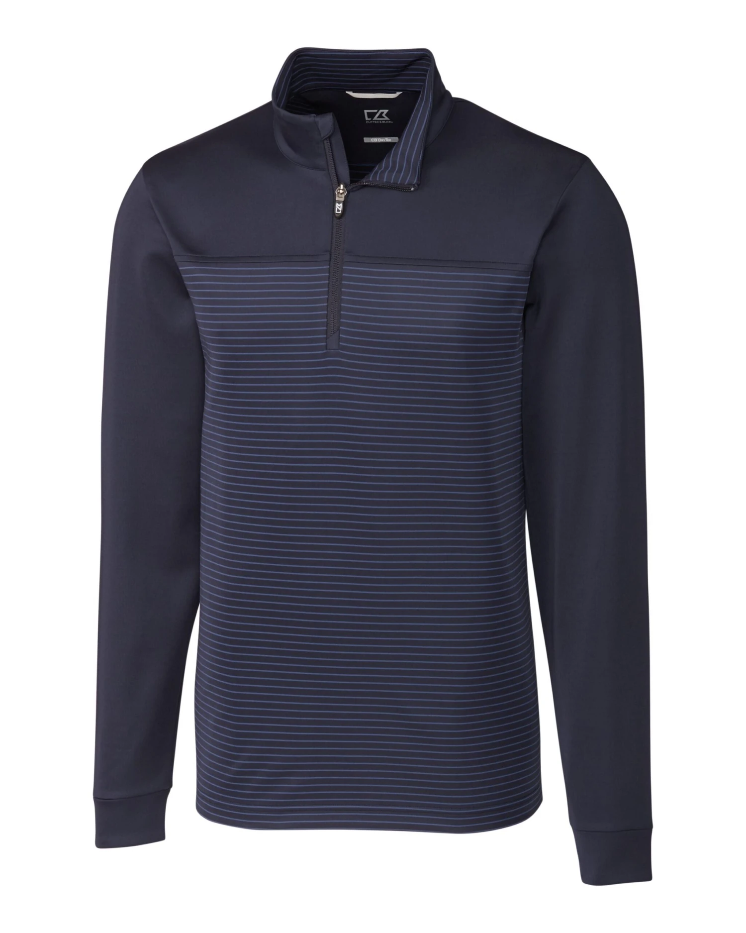 Cutter & Buck Tall Traverse Stripe Stretch Quarter Zip Pullover 3 Cutter & Buck Tall Traverse Stripe Stretch Quarter Zip Pullover - Image 3