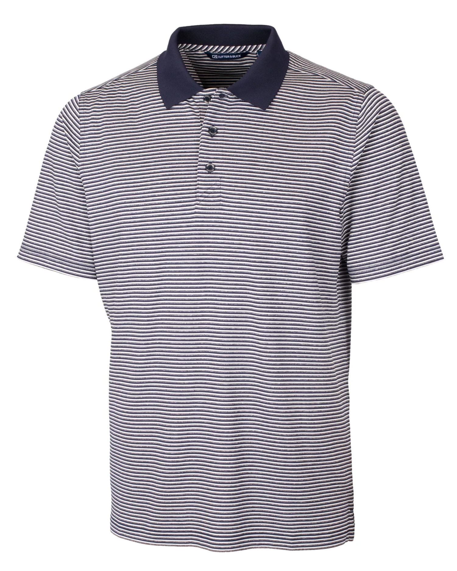 Cutter & Buck Tall Forge Tonal Stripe Stretch Polo 7 Cutter & Buck Tall Forge Tonal Stripe Stretch Polo - Image 7