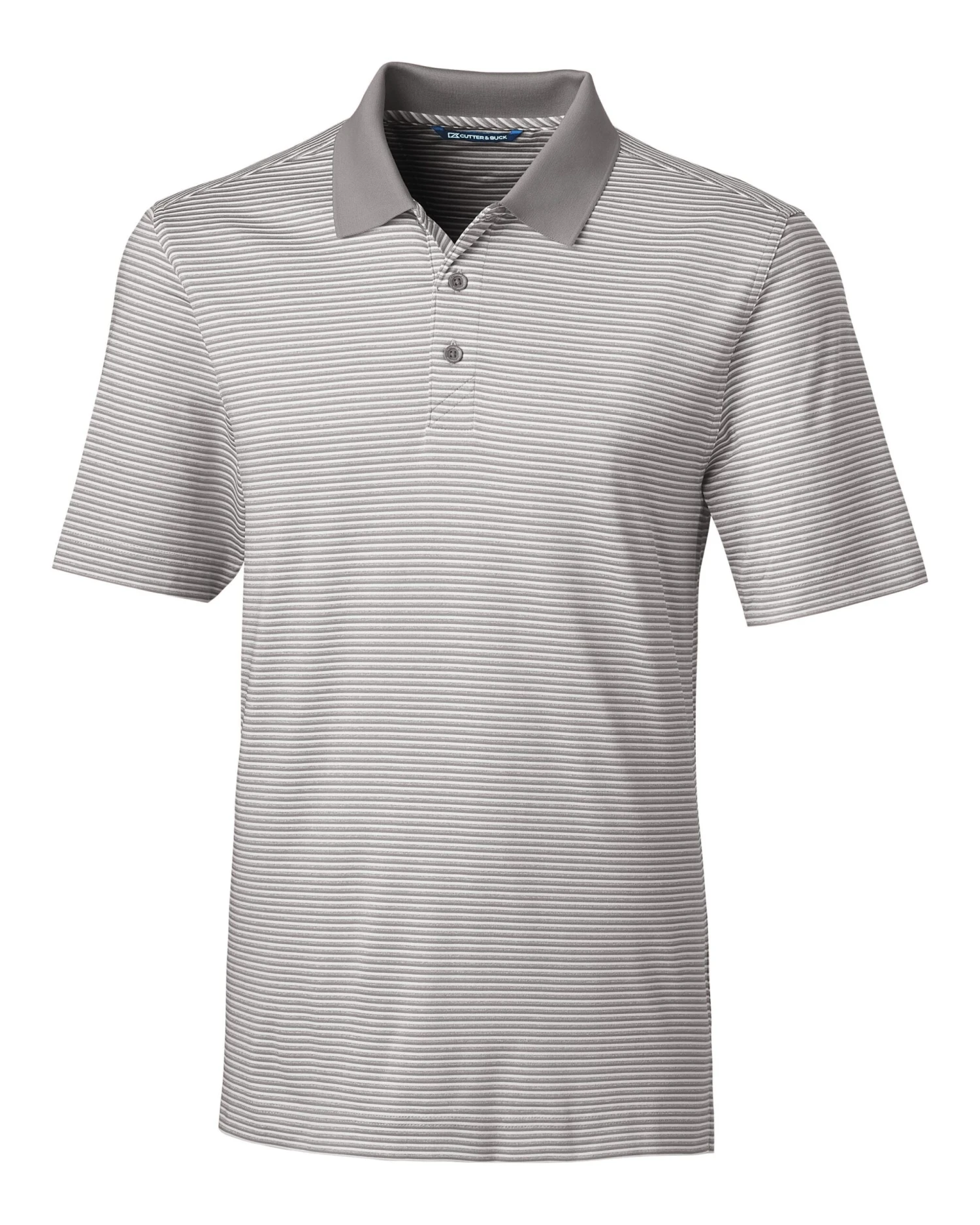 Cutter & Buck Tall Forge Tonal Stripe Stretch Polo 8 Cutter & Buck Tall Forge Tonal Stripe Stretch Polo - Image 8