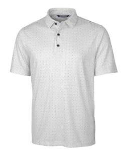 Cutter & Buck Tall Pike Double Dot Print Stretch Polo -Thread Logic Store MCK00137 CC MANN HG