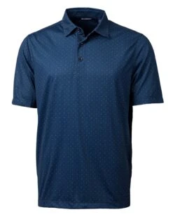 Cutter & Buck Tall Pike Double Dot Print Stretch Polo -Thread Logic Store MCK00137 LYN MANN HG
