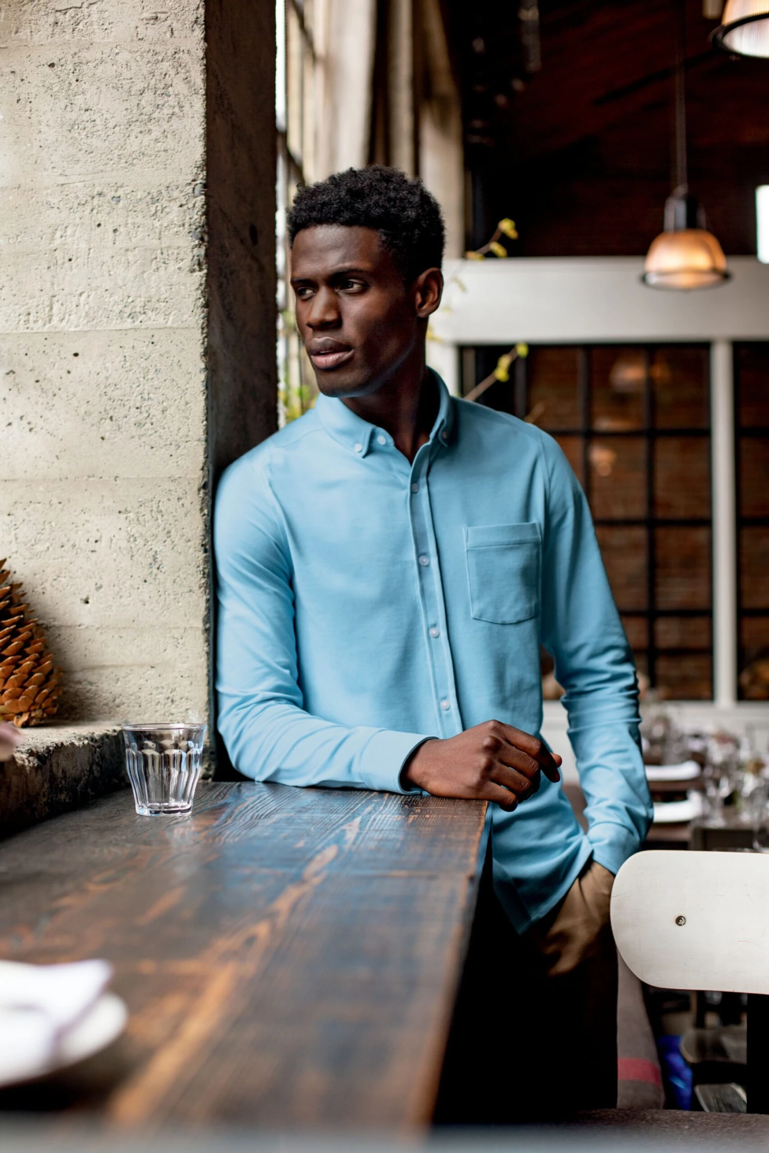 Cutter & Buck Advantage Tri-Blend Pique Long Sleeve Knitted Button Down 7 Cutter & Buck Advantage Tri-Blend Pique Long Sleeve Knitted Button Down - Image 7