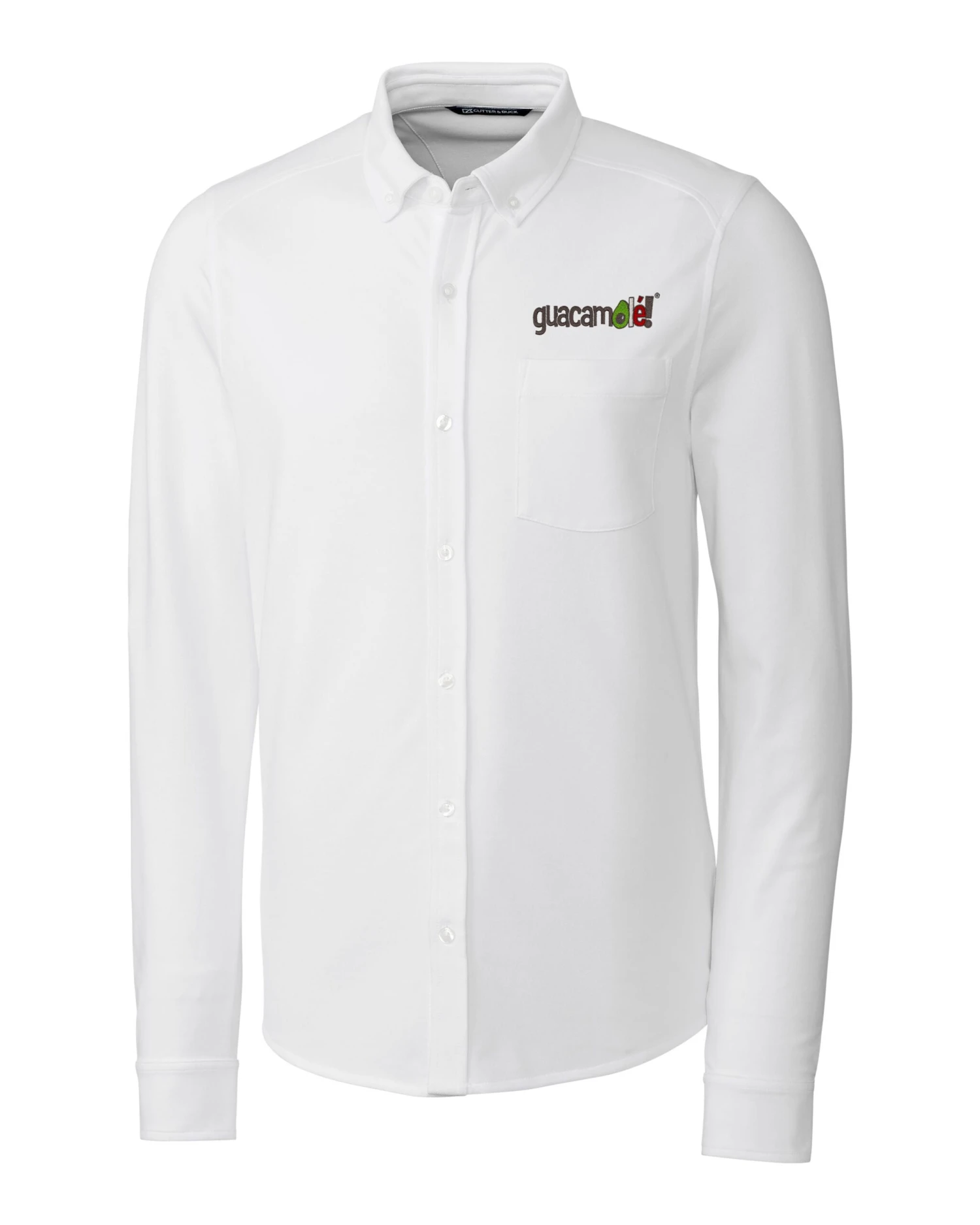 Cutter & Buck Advantage Tri-Blend Pique Long Sleeve Knitted Button Down 1 Cutter & Buck Advantage Tri-Blend Pique Long Sleeve Knitted Button Down