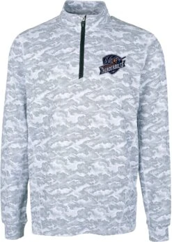Cutter & Buck Traverse Camo Print Half Zip