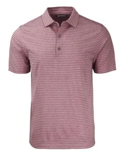 OUTLET-Cutter & Buck Forge Eco Heather Stripe Stretch Recycled Polo -Thread Logic Store MCK01303 BRH MANN HG e6c4da5d 67fa 410a beb7 988f82598650