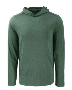 Cutter & Buck Coastline Epic Comfort Eco Recycled Hooded Shirt 23 Cutter & Buck Coastline Epic Comfort Eco Recycled Hooded Shirt -Thread Logic Store MCK01330 HT MANN HG