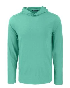Cutter & Buck Coastline Epic Comfort Eco Recycled Hooded Shirt 24 Cutter & Buck Coastline Epic Comfort Eco Recycled Hooded Shirt -Thread Logic Store MCK01330 KG MANN HG