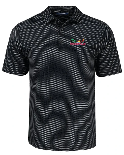 Cutter & Buck Pike Eco Shadow Check Print Recycled Polo 1 Cutter & Buck Pike Eco Shadow Check Print Recycled Polo