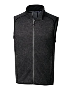 OUTLET-Cutter & Buck Mainsail Sweater-Knit Full Zip Vest