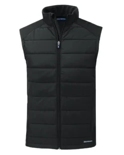 OUTLET-Cutter & Buck Evoke Hybrid Eco Softshell Recycled Full Zip Vest 8 OUTLET-Cutter & Buck Evoke Hybrid Eco Softshell Recycled Full Zip Vest -Thread Logic Store MCO00076 BL MANN HG scaled