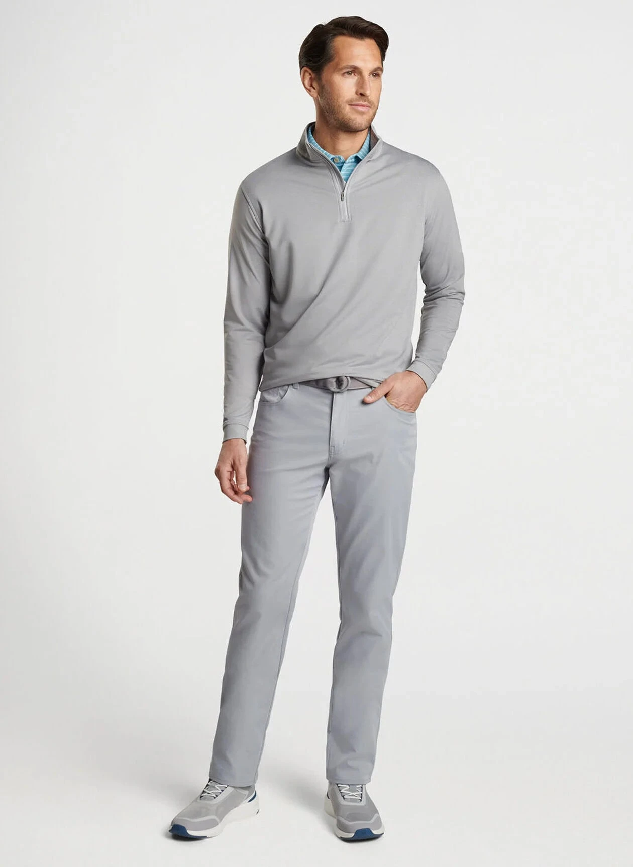 Peter Millar Perth Melange Performance Quarter-Zip 3 Peter Millar Perth Melange Performance Quarter-Zip - Image 3
