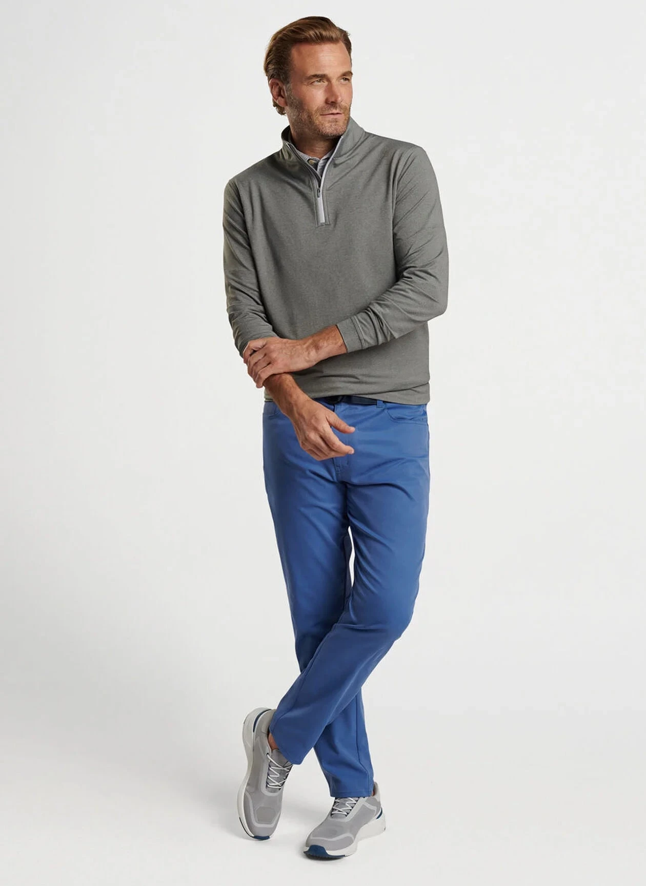 Peter Millar Perth Melange Performance Quarter-Zip 13 Peter Millar Perth Melange Performance Quarter-Zip - Image 13