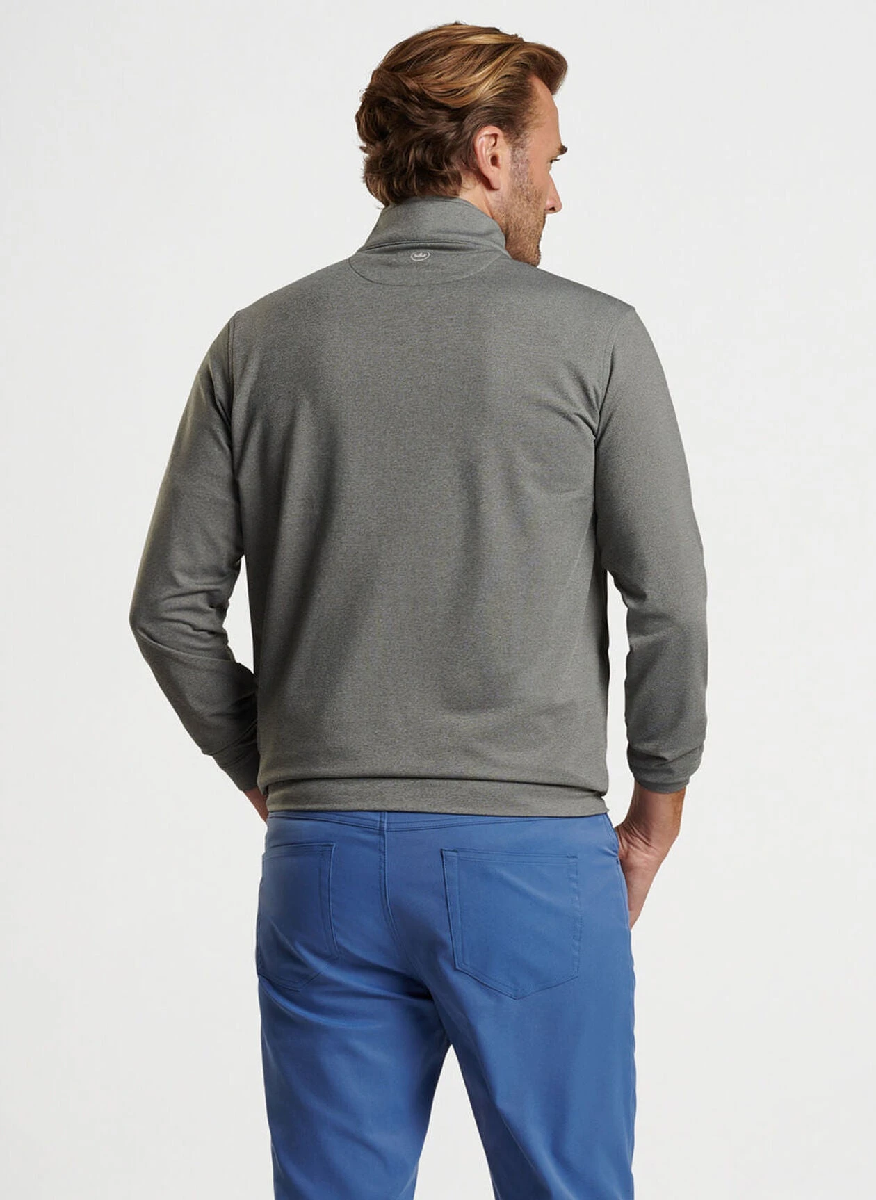 Peter Millar Perth Melange Performance Quarter-Zip 14 Peter Millar Perth Melange Performance Quarter-Zip - Image 14