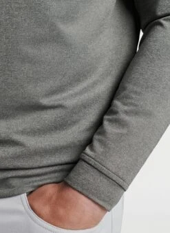 Peter Millar Perth Melange Performance Quarter-Zip 34 Peter Millar Perth Melange Performance Quarter-Zip -Thread Logic Store ME0EK40B SMO ALT C