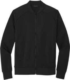 OUTLET-Mercer+Mettle Double-Knit Bomber -Thread Logic Store MERCERMETTLE Double Knit Bomber Deep Black S 9 1