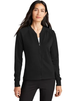 OUTLET-Mercer+Mettle Ladies Double-Knit Bomber -Thread Logic Store MERCERMETTLE Ladies Double Knit Bomber 11