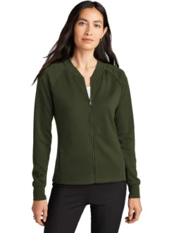 OUTLET-Mercer+Mettle Ladies Double-Knit Bomber -Thread Logic Store MERCERMETTLE Ladies Double Knit Bomber 3