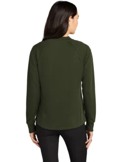 OUTLET-Mercer+Mettle Ladies Double-Knit Bomber -Thread Logic Store MERCERMETTLE Ladies Double Knit Bomber 4