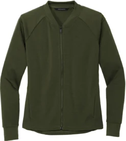 OUTLET-Mercer+Mettle Ladies Double-Knit Bomber -Thread Logic Store MERCERMETTLE Ladies Double Knit Bomber Townsend Green S 1
