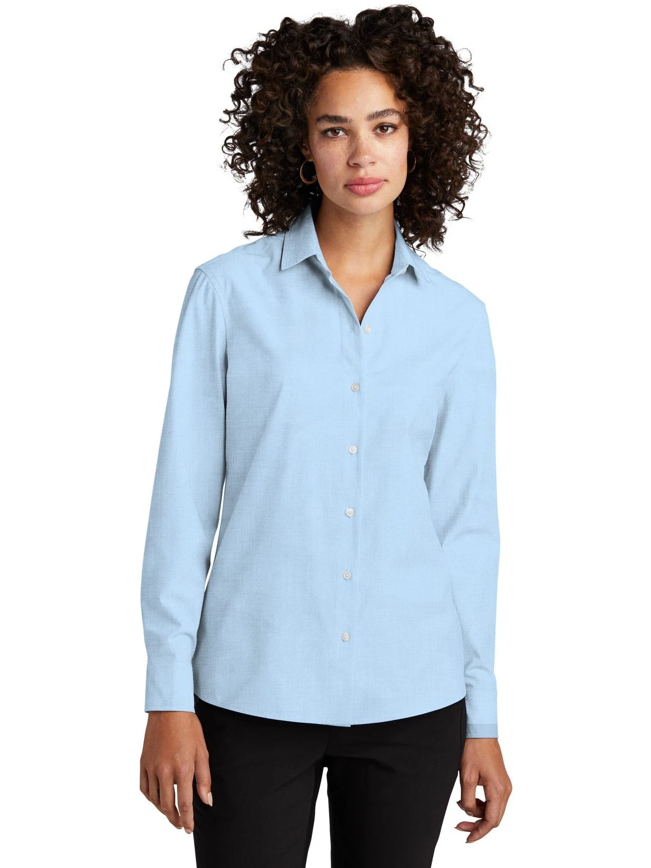 Mercer+Mettle Ladies Long Sleeve Stretch Woven Shirt 17 Mercer+Mettle Ladies Long Sleeve Stretch Woven Shirt - Image 17