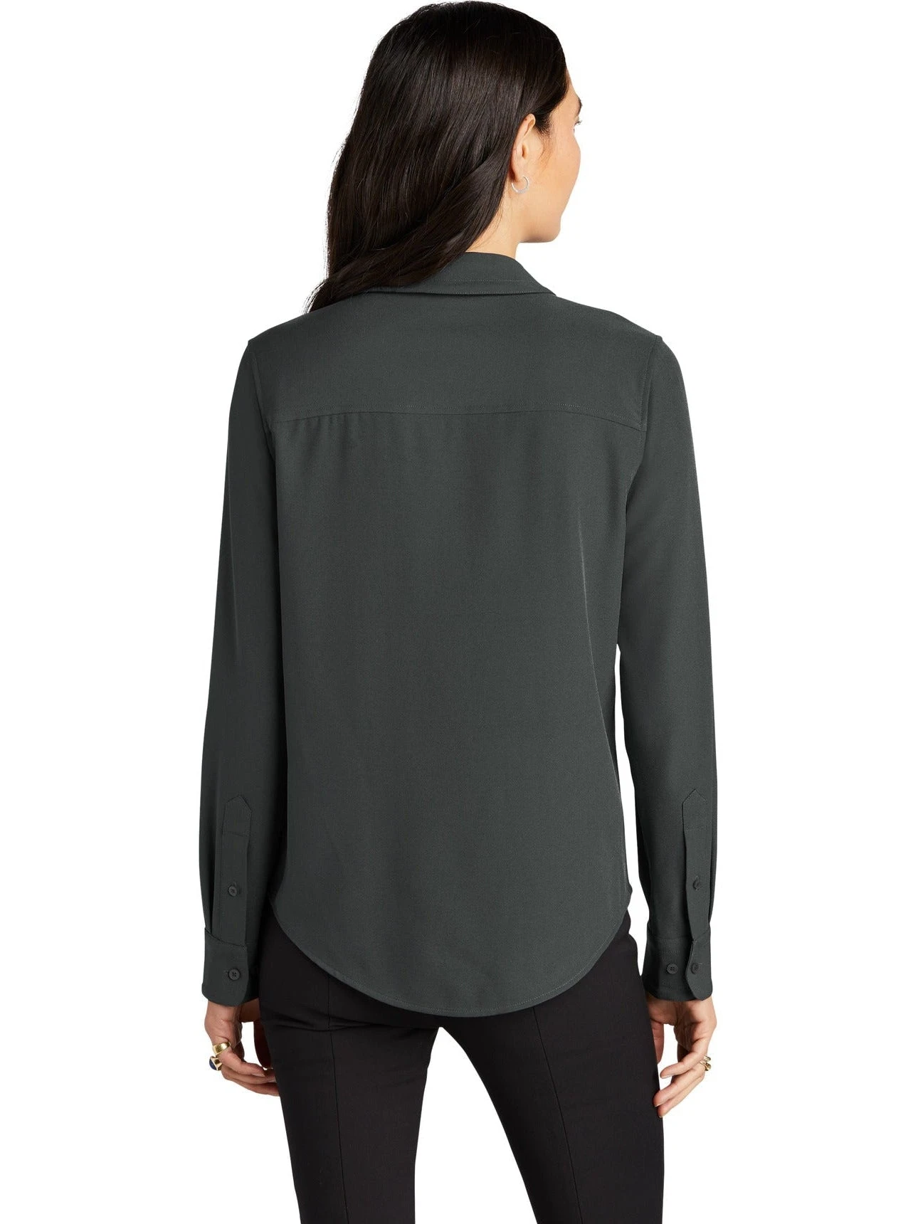 Mercer+Mettle Ladies Stretch Crepe Long Sleeve Camp Blouse 18 Mercer+Mettle Ladies Stretch Crepe Long Sleeve Camp Blouse - Image 18