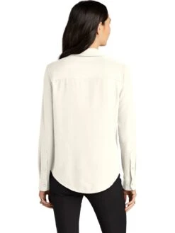 Mercer+Mettle Ladies Stretch Crepe Long Sleeve Camp Blouse 27 Mercer+Mettle Ladies Stretch Crepe Long Sleeve Camp Blouse -Thread Logic Store MERCERMETTLE Ladies Stretch Crepe Long Sleeve Camp Blouse 8