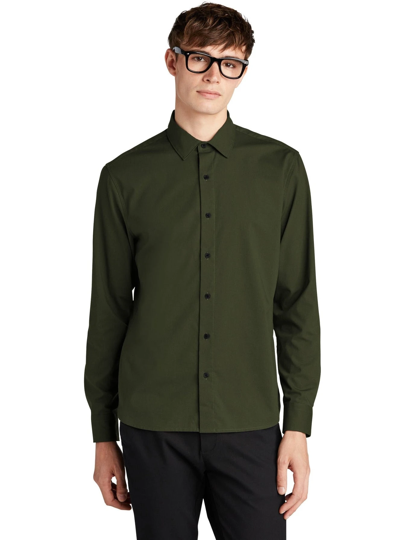 Mercer+Mettle Long Sleeve Stretch Woven Shirt 9 Mercer+Mettle Long Sleeve Stretch Woven Shirt - Image 9