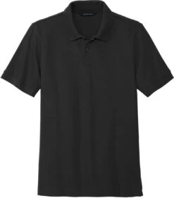 Mercer+Mettle Stretch Heavyweight Pique Polo -Thread Logic Store MERCERMETTLE Stretch Heavyweight Pique Polo Deep Black S 16