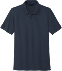 Mercer+Mettle Stretch Heavyweight Pique Polo -Thread Logic Store MERCERMETTLE Stretch Heavyweight Pique Polo Night Navy S 9