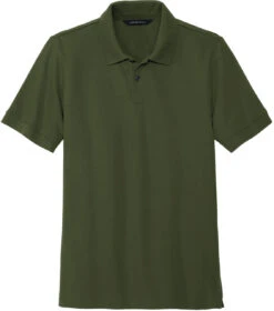 Mercer+Mettle Stretch Heavyweight Pique Polo -Thread Logic Store MERCERMETTLE Stretch Heavyweight Pique Polo Townsend Green S 5