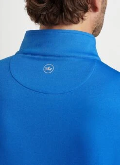 Peter Millar Perth Melange Performance Quarter-Zip 39 Peter Millar Perth Melange Performance Quarter-Zip -Thread Logic Store MF24EK40B MKBLU ALT D