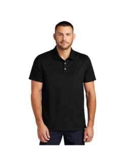 Mercer+Mettle Stretch Pique Polo 32 Mercer+Mettle Stretch Pique Polo -Thread Logic Store MM1004 DEEPBLACK Model Front