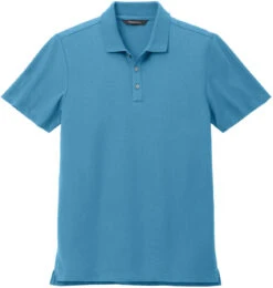 Mercer+Mettle Stretch Pique Polo 38 Mercer+Mettle Stretch Pique Polo -Thread Logic Store MM1004 PARISIANBLUE Flat Front