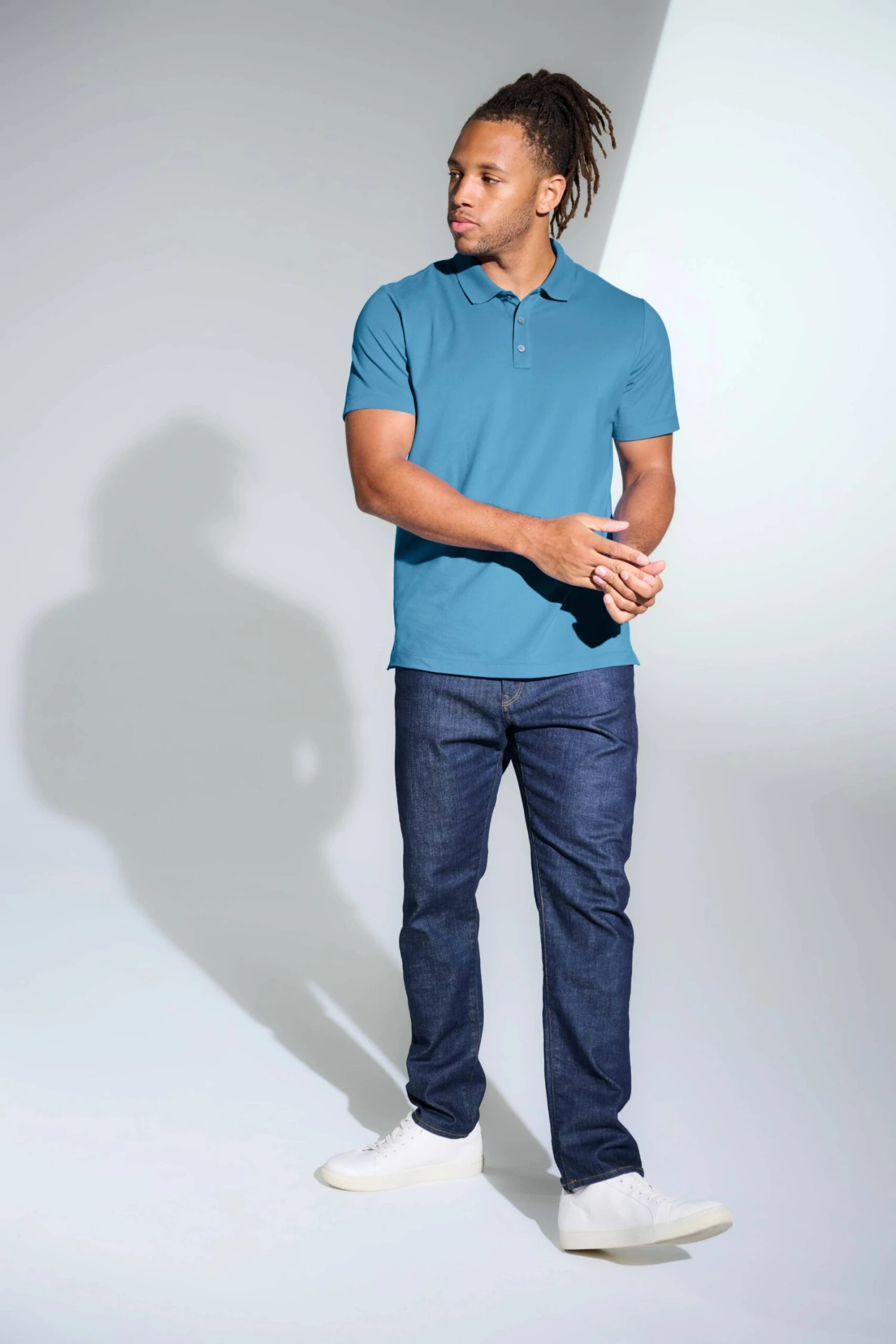 Mercer+Mettle Stretch Pique Polo 2 Mercer+Mettle Stretch Pique Polo - Image 2