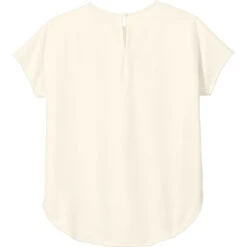 OUTLET-Mercer+Mettle Ladies Stretch Crepe Crew 29 OUTLET-Mercer+Mettle Ladies Stretch Crepe Crew -Thread Logic Store MM2015 IVORYCHIFFON Flat Back