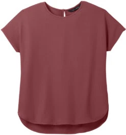 OUTLET-Mercer+Mettle Ladies Stretch Crepe Crew 32 OUTLET-Mercer+Mettle Ladies Stretch Crepe Crew -Thread Logic Store MM2015 ROSEWOOD Flat Front
