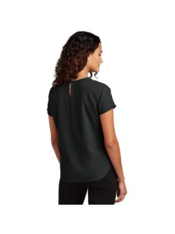 OUTLET-Mercer+Mettle Ladies Stretch Crepe Crew 27 OUTLET-Mercer+Mettle Ladies Stretch Crepe Crew -Thread Logic Store MM2015 deepblack model back