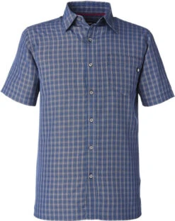 Marmot Elridge Woven Short-Sleeve Shirt 6 Marmot Elridge Woven Short-Sleeve Shirt -Thread Logic Store Marmot Elridge Woven Short Sleeve Shirt Artic Navy S 3