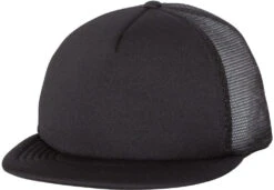 Mega Cap Foam Front Flat Bill Trucker Cap -Thread Logic Store Mega Cap Foam Front Flat Bill Trucker Cap 2
