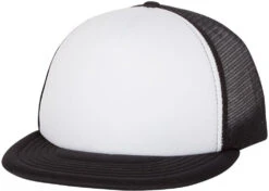Mega Cap Foam Front Flat Bill Trucker Cap -Thread Logic Store Mega Cap Foam Front Flat Bill Trucker Cap 5