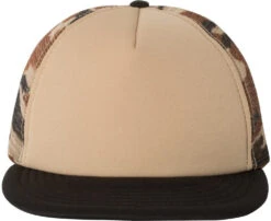 Mega Cap Foam Front Flat Bill Trucker Cap -Thread Logic Store Mega Cap Foam Front Flat Bill Trucker Cap KhakiDesert Camo OSFA 7