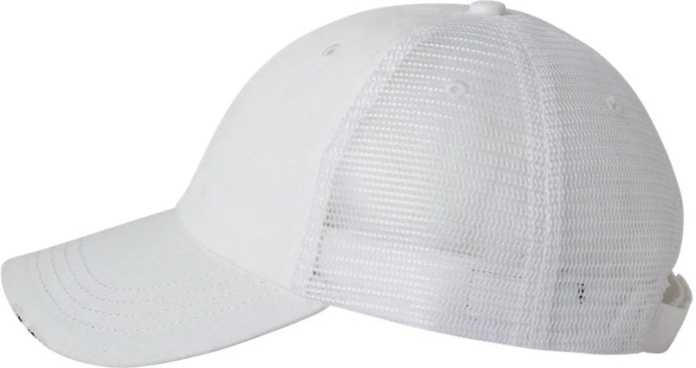 Mega Cap Frayed-Bill Twill Cap 16 Mega Cap Frayed-Bill Twill Cap - Image 16