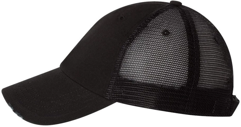 Mega Cap Frayed-Bill Twill Cap 4 Mega Cap Frayed-Bill Twill Cap - Image 4